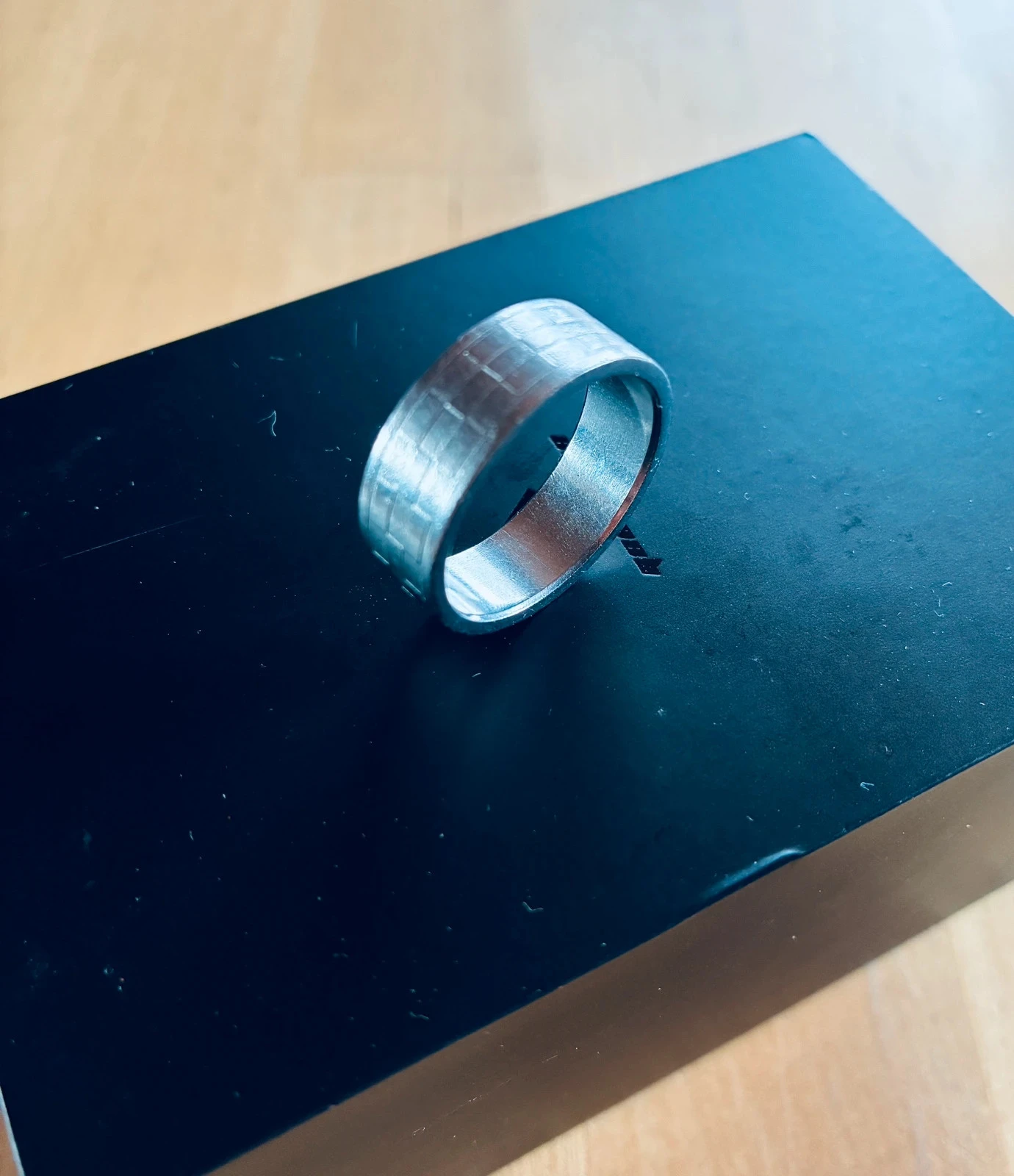 Bague de pouce acier chirurgical 20mm.